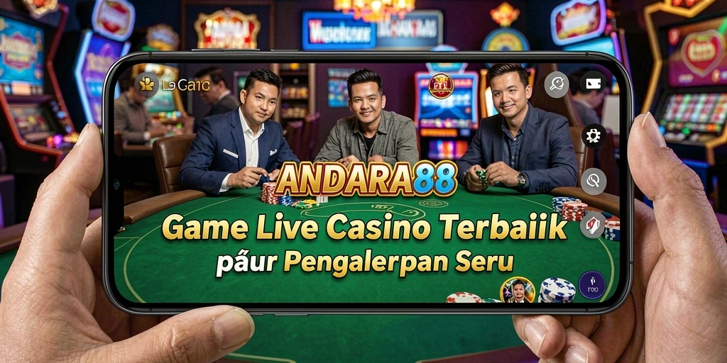 Gameplay menegangkan dengan dealer langsung di ANDARA88.