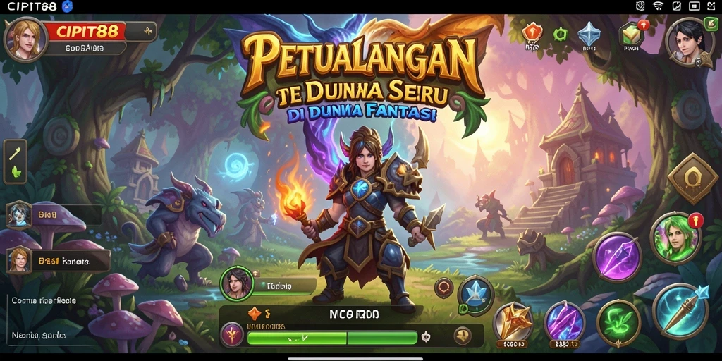 Tampilan gameplay seru di CIPIT88 dengan petualangan menantang.