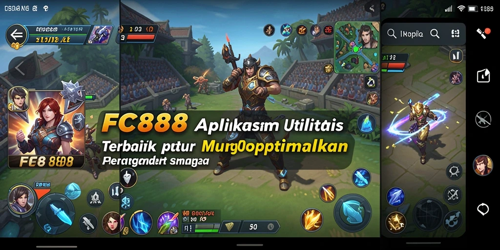 Tampilan antarmuka FC888 yang intuitif dan modern.