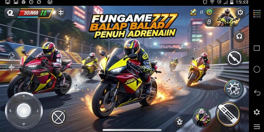 Tampilan gameplay FUNGAME777 yang menegangkan dan seru.