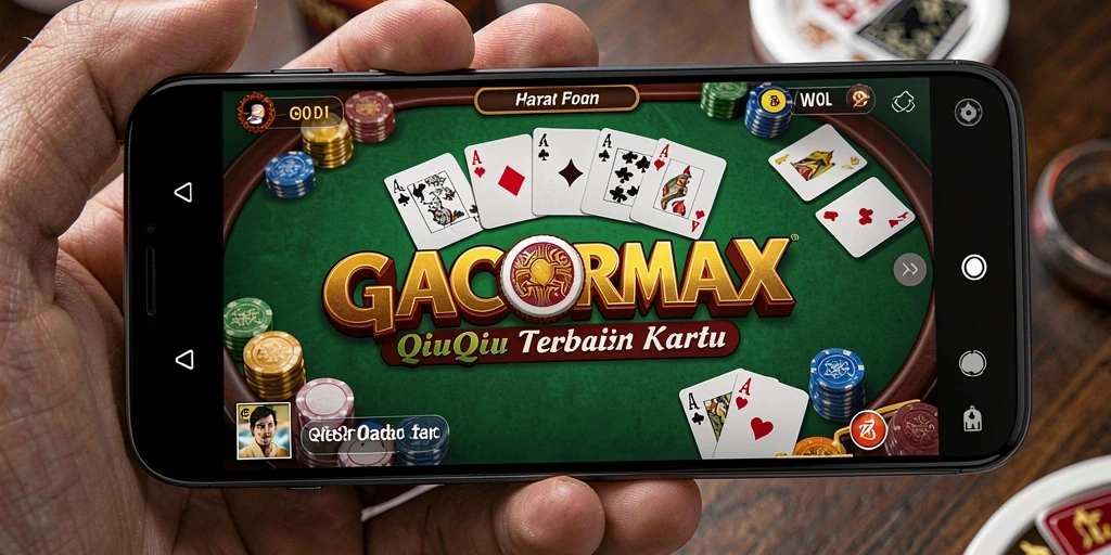 Tampilan gameplay seru dari GACORMAX, menunjukkan intensitas permainan QiuQiu.