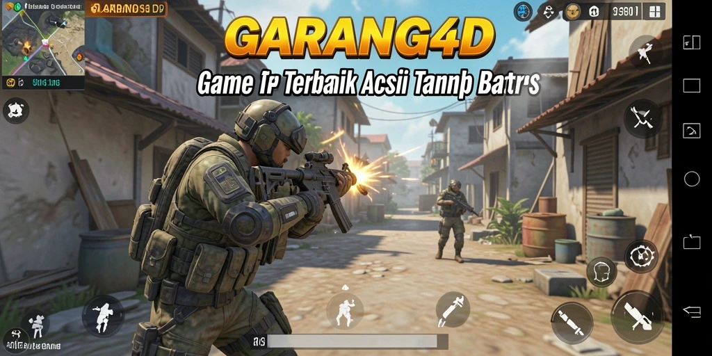 Tampilan gameplay menarik dari GARANG4D dalam pertempuran TPS.