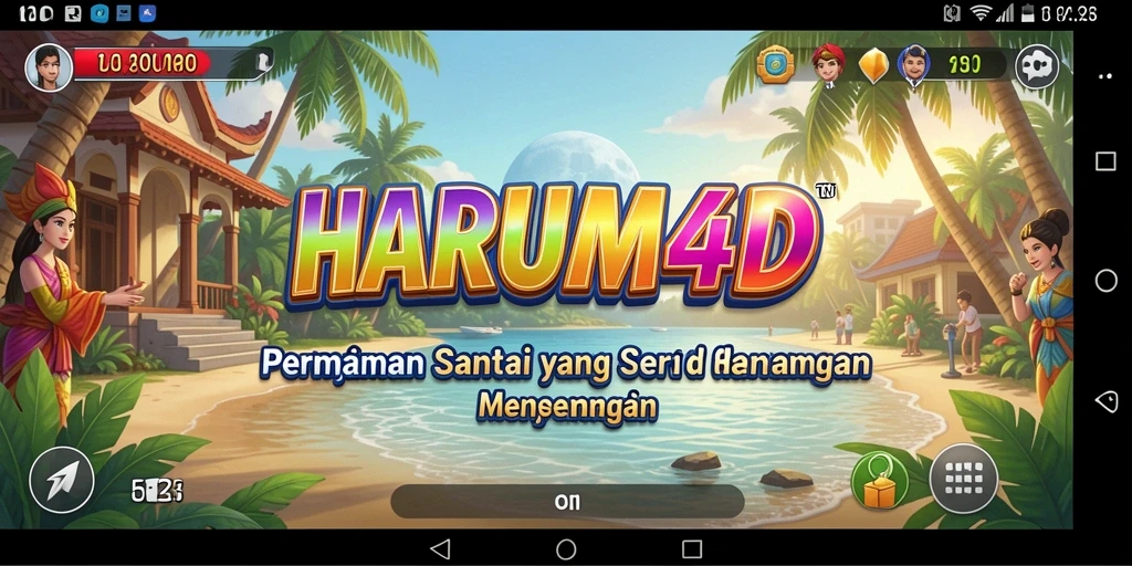 Screenshot utama HARUM4D menampilkan momen seru gameplay Casual.