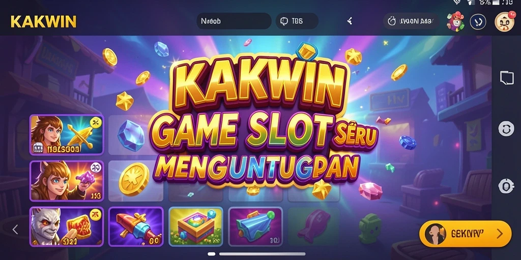 Tampilan gameplay seru KAKWIN dengan suasana kasino.