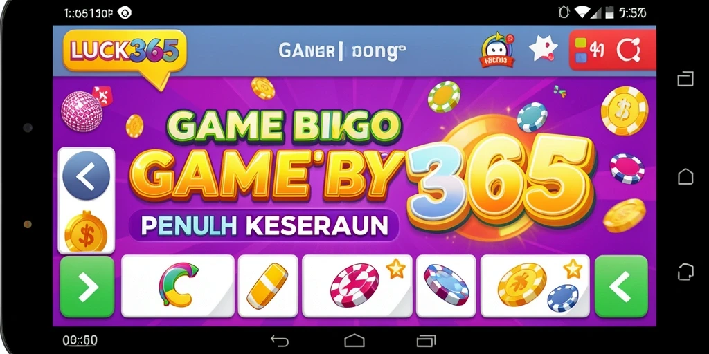Tampilan gameplay LUCK365 yang seru dan penuh warna.