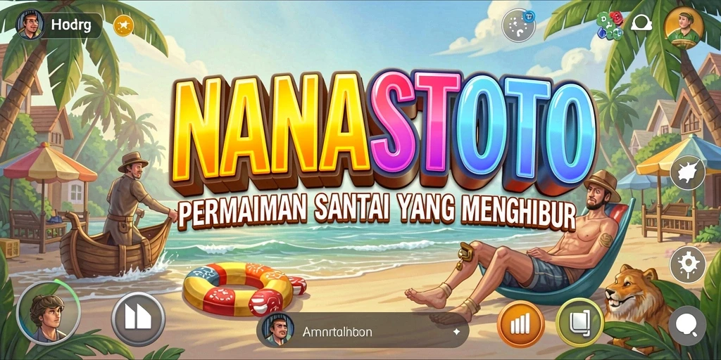 Tampilan gameplay <strong>NANASTOTO</strong> yang menghibur dan penuh warna.