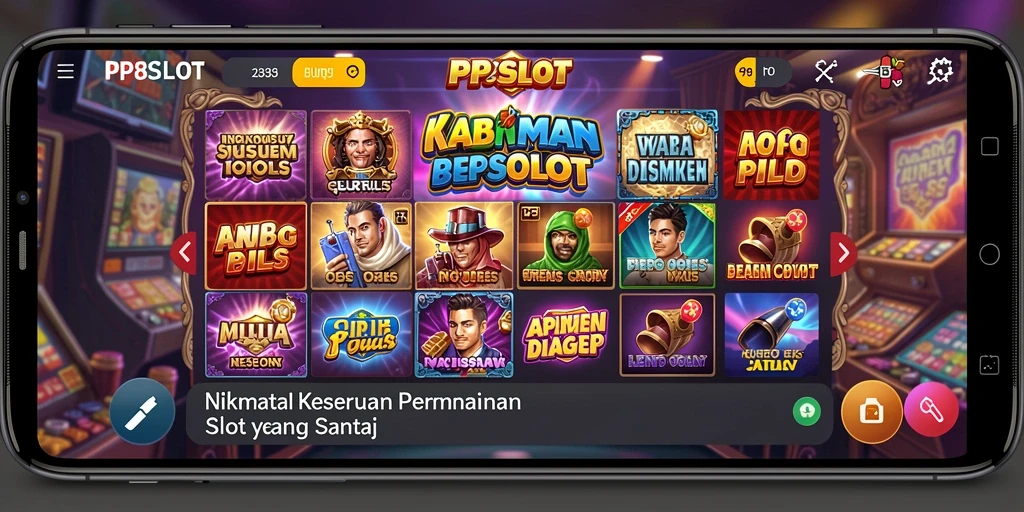 Tampilan gameplay menarik dari PP8SLOT yang penuh warna.