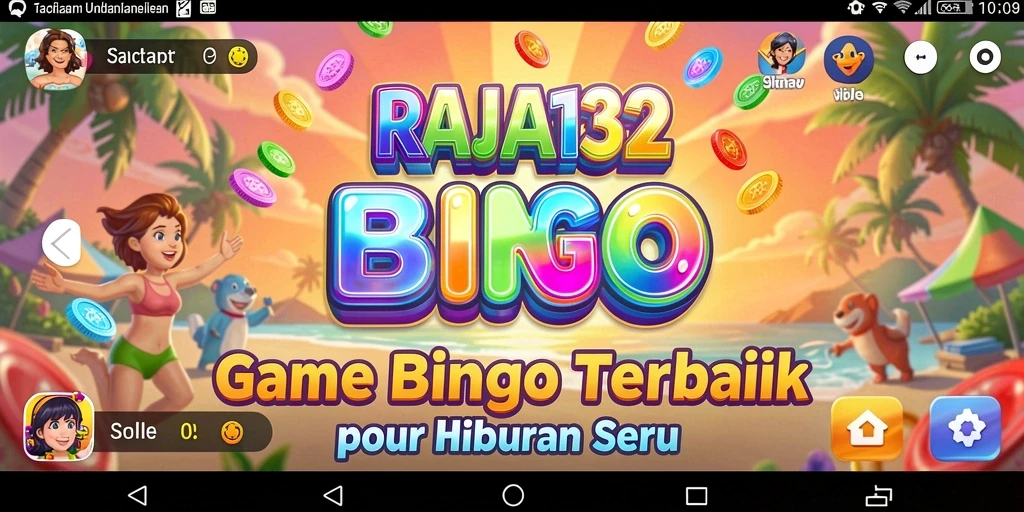 Gameplay seru RAJA132 dengan suasana bingo yang meriah.