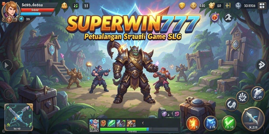 Tampilan menarik dari gameplay dalam SUPERWIN777 yang seru.