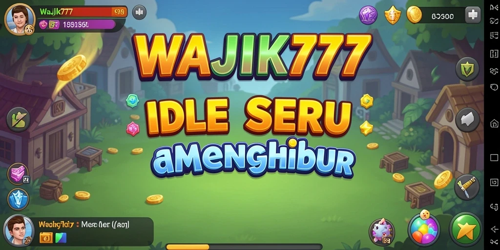 Tampilan gameplay WAJIK777 yang menarik dengan karakter yang tumbuh secara otomatis.